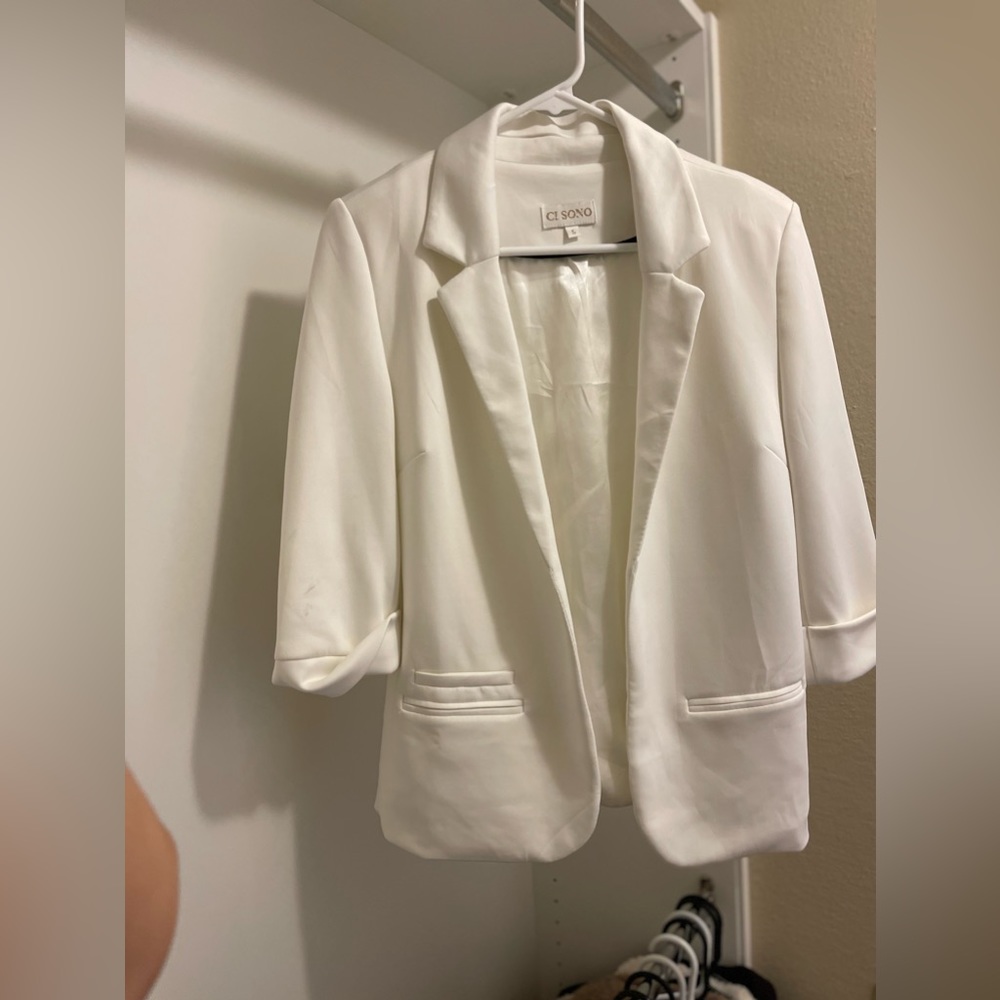 White blazer